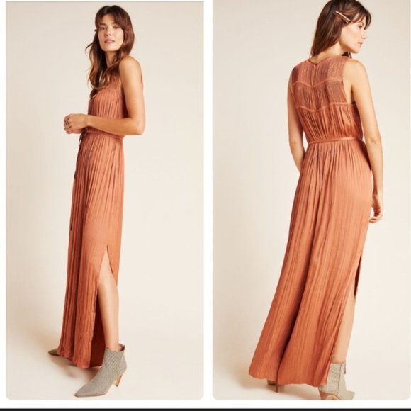 NWT Anthropologie Mandy Pleated Wide-Leg Jumpsuit - Picture 2 of 3